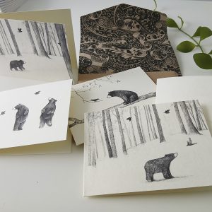 Cards - Set of Five Bear Cards