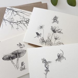 Cards - Set of Four Things With Wings Cards