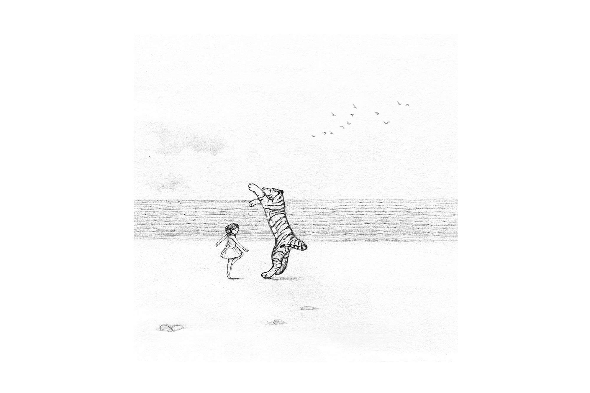 Dancing with Tigers Print 1