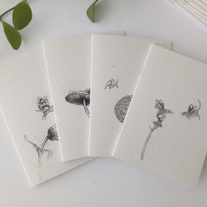 Small Notebooks A6 - Set of Four Things with Wings Notebooks