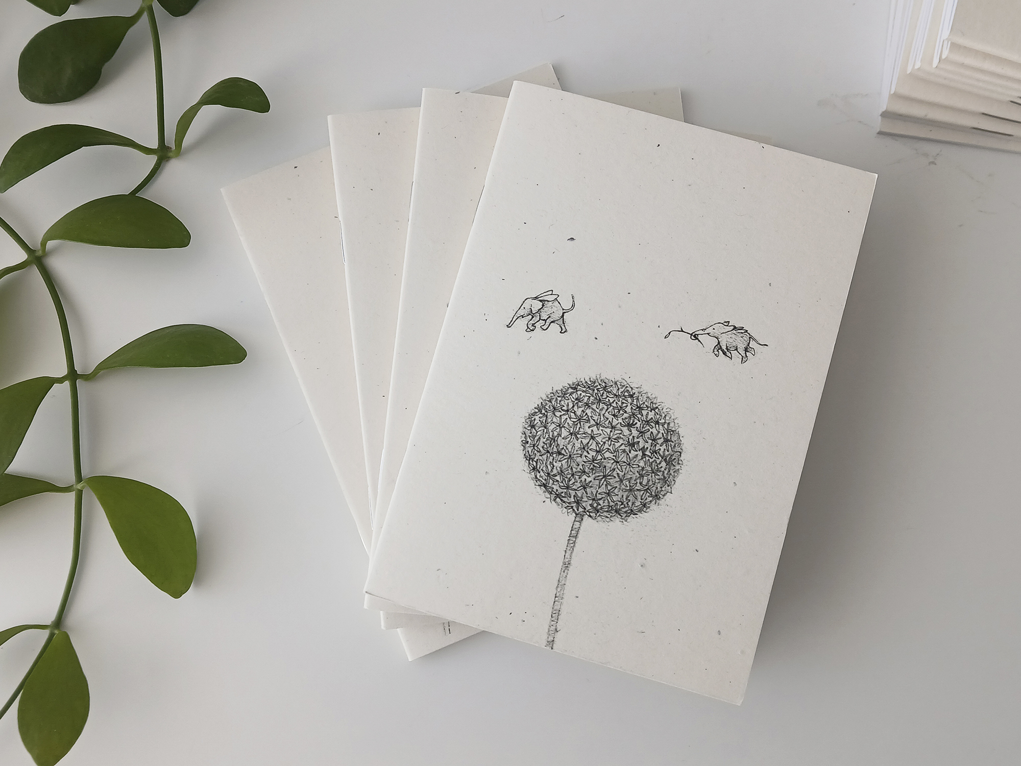 Small Notebooks A6 - Set of Four Things with Wings Notebooks - Image 2