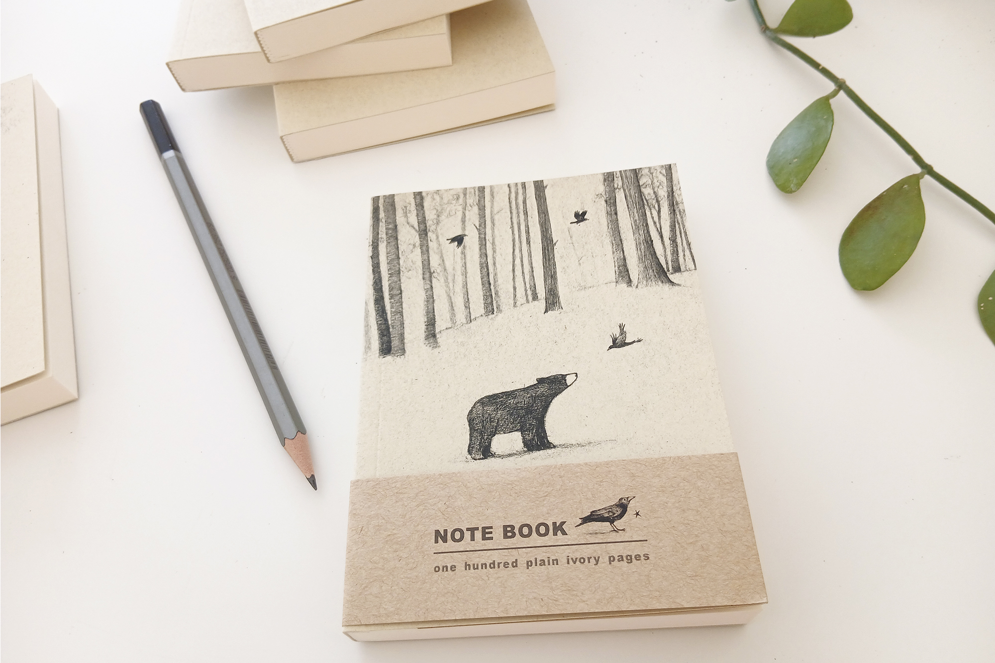 *NEW Small Notebook Bear 1 - Journal Style - Image 2