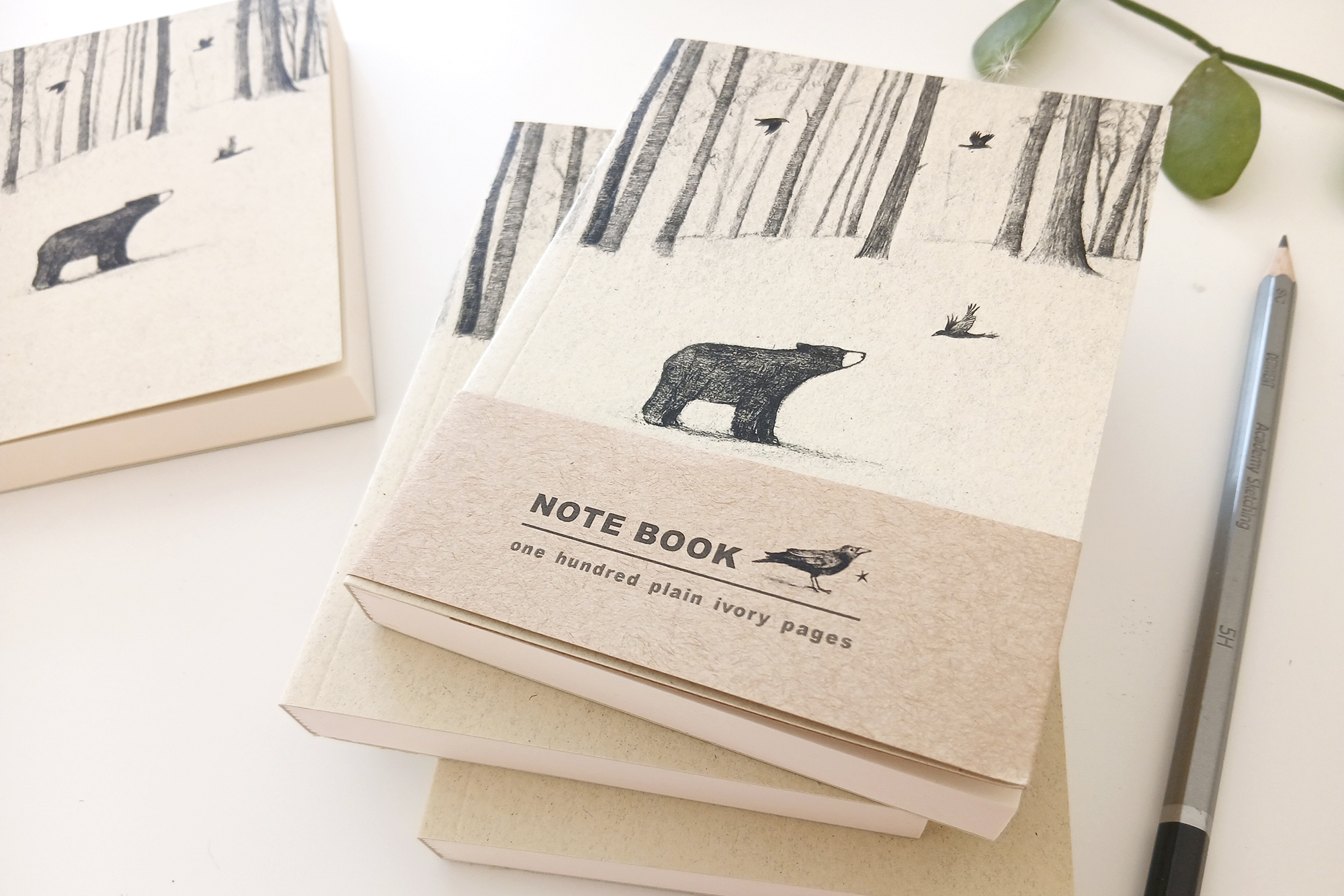 *NEW Small Notebook Bear 1 - Journal Style - Image 3