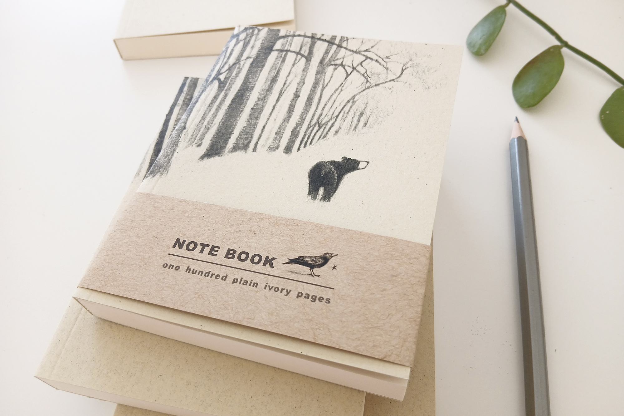 *NEW Small Notebook Bear 2 - Journal Style - Image 2