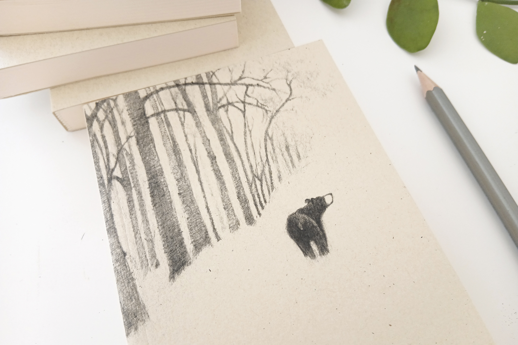 *NEW Small Notebook Bear 2 - Journal Style - Image 3